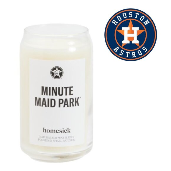 NEW Homesick 13.75 oz. Minute Maid Park Houston Astros Fans Soy-Blend Candle - Picture 1 of 3